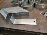 Knoke Downspout Brackets in Galvanized Steel for 5.5" Stand Off