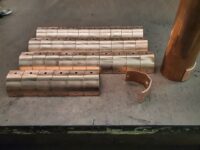 RDSU Copper Downspout Brackets for 3" Round Copper Downspouts