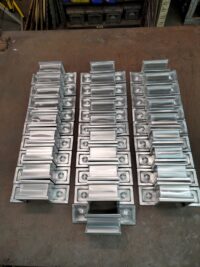 Squaremont Ornamental Downspout Bands in Galvanized Steel