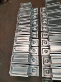 Squaremont Ornamental Downspout Bands in Galvanized Steel
