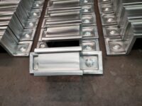 Squaremont Ornamental Downspout Bands in Galvanized Steel