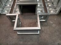 Squaremont Ornamental Downspout Bands in Galvanized Steel