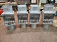 AutoClear I-ZINC Downspout Leaf and Debris Diverter Screen Filter Clean Out