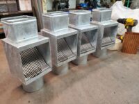AutoClear I-ZINC Downspout Leaf and Debris Diverter Screen Filter Clean Out