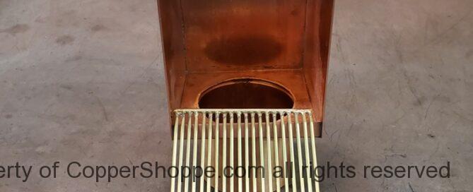 AutoClear Copper Downspout Leaf and Debris Filter Screen Guard Clean OutAutoClear Copper Downspout Leaf and Debris Filter Screen Guard Clean Out