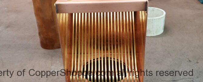 AutoClear I-COPPER Downspout Leaf and Debris Diverter Filter Screen Cleanout