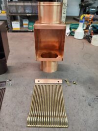 AutoClear I-COPPER and I-PCSS Downspout Leaf and Debris Diverter Filter Screen Guard Clean Out