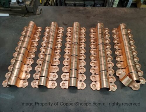 Larchmont Ornamental Decorative Copper Downspout Bands Straps