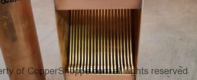 AutoClear I-COPPER Series Downspout Leaf and Debris Diverter Filter Screen Cleanout