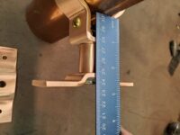 RDSBTR Copper Downspout Brackets for 3" Round Downspouts at a 2-3/4" Stand Off