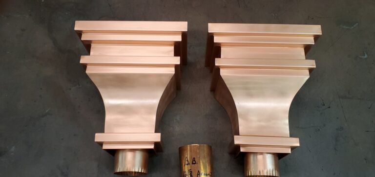 Old World 1 Copper Leader Heads Scupper Conductor Boxes - The New ...