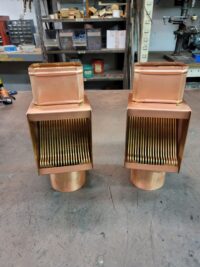 AutoClear I-COPPER Downspout Cleanouts Leaf and Debris Diverters Filters for 4 by 3 Downspouts