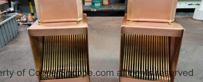 AutoClear I-COPPER Downspout Cleanouts Leaf and Debris Diverters Filters for 4 by 3 Downspouts