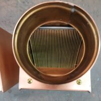AutoClear BRASSTONIAN Copper Downspout Leaf and Debris Diverters Cleanouts Filters Screens for 4" Round Downspouts