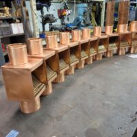AutoClear I-COPPER Downspout Cleanouts Leaf and Debris Diverters