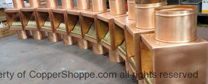 AutoClear I-COPPER Downspout Cleanouts Leaf and Debris Diverters