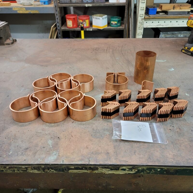 Knoke Copper Downspout Brackets for 4" Round Copper Downspouts