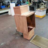 Custom Brasstonian AutoClear Leaf and Debris Diverter Filter Screen Clean Out