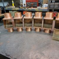 AutoClear Brasstonian Copper Downspout Cleanouts Leaf and Debris Diverters Filters Screens for 4 inch Round Downspouts
