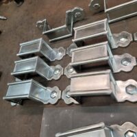 Larchmont Galvanized Ornamental Downspout Bands for Custom Rectangular Downspouts