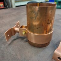 RDSBTR Copper Downspout Brackets for 4" Euro Downspouts