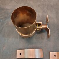 RDSBTR Copper Downspout Brackets for 4" Euro Downspouts