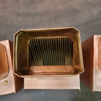 AutoClear I-COPPER Downspout Leaf and Debris Diverter Filter Cleanouts for 4" by 3" Rectangular Downspouts