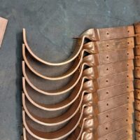SideRider Copper Gutter Brackets Hangers for 5 inch Half Round Gutters