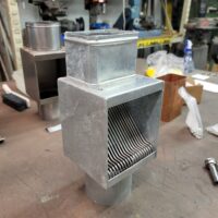 AutoClear I-ZINC Downspout Leaf and Debris Diverter Filter Cleanout