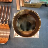 AutoClear I-Copper Downspout Cleanout Leaf and Debris Diverter Filter