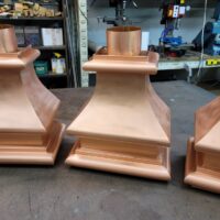Old World 2 Copper Leader Heads Collector Boxes