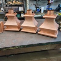 Old World 2 Copper Leader Heads Collector Boxes