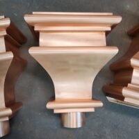 Old World 2 Copper Leader Heads Collector Boxes