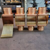 AutoClear I-Series Copper Downspout Leaf and Debris Diverters Filters Cleanouts couple jobs in this post. One order is for 3 and the other for 4.
