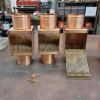AutoClear I-Series Copper Downspout Leaf and Debris Diverters Filters Cleanouts couple jobs in this post. One order is for 3 and the other for 4.