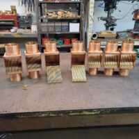 AutoClear I-Series Copper Downspout Leaf and Debris Diverters Filters Cleanouts couple jobs in this post. One order is for 3 and the other for 4.
