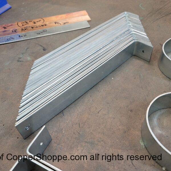 Knoke Galvanized Downspout Brackets for Custom Size Downspouts The