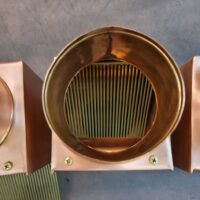 I-Series AutoClears with Standard Rod Packs Leaf and Debris Diverter Filter Screens Cleanouts for Copper Downspouts