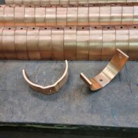 RDSU Copper Downspout Brackets for 4" Round Downspouts
