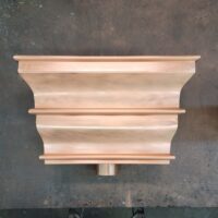 Old World 5 Copper Collector Leader Head Scupper Box