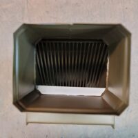 AutoClear I-ZINC Downspout Cleanout Leaf and Debris Diverter Filter Screen
