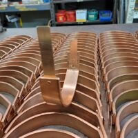 HRFDT Half Round Double Tab Copper Gutter Brackets for 6 in Half Round Gutters