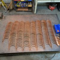 HRFDT Half Round Double Tab Copper Gutter Brackets for 6 in Half Round Gutters