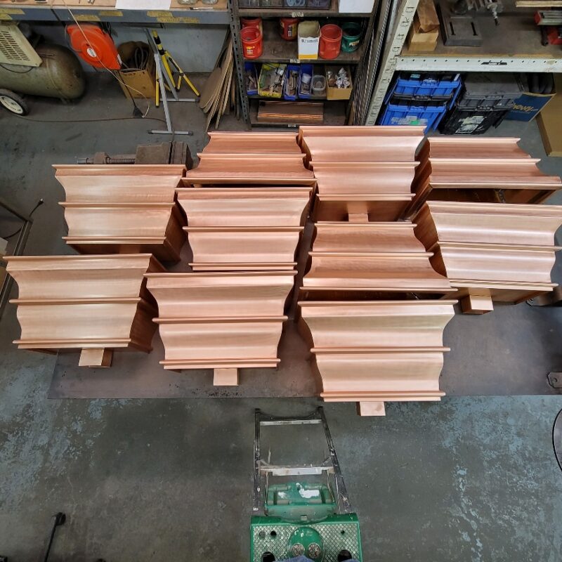 10 more Large Old World 5 Copper Leader Heads Collector Scupper Boxes ...