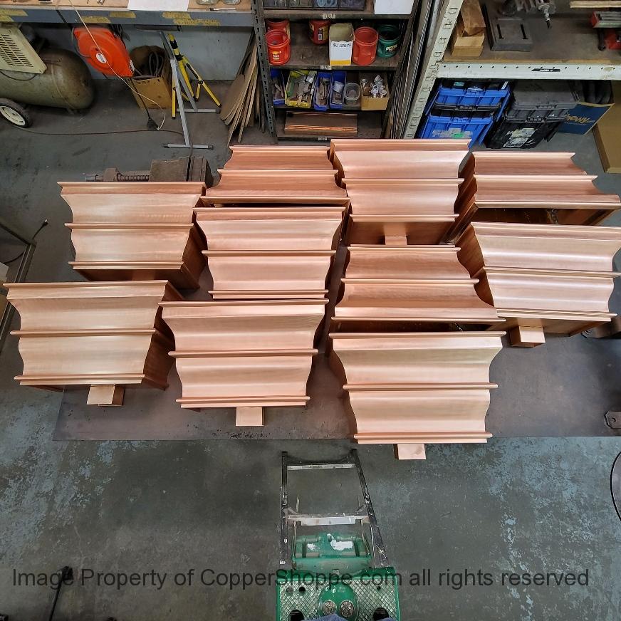 10 more Large Old World 5 Copper Leader Heads Collector Scupper Boxes ...