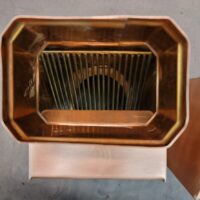 autoclear-downspout-cleanout-debris-diverter-filter-copper-rectangular-20230508_1522441 Copper AutoClear Leaf and Debris Diverters Filters Cleanouts for 4 Inch by 3 Inch Rectangular Downspouts