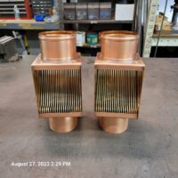 autoclear-downspout-cleanout-debris-diverter-filter-copper-round-20230827_1429462 Copper AutoClear Leaf and Debris Diverters Filters Cleanouts for 4 Inch Round Downspouts