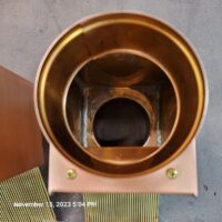 autoclear-downspout-cleanout-debris-diverter-filter-copper-round-20231115_1704082 Copper AutoClear Leaf and Debris Diverters Filters Cleanouts for 4 Inch Round Downspouts with ULTRA Rod Packs