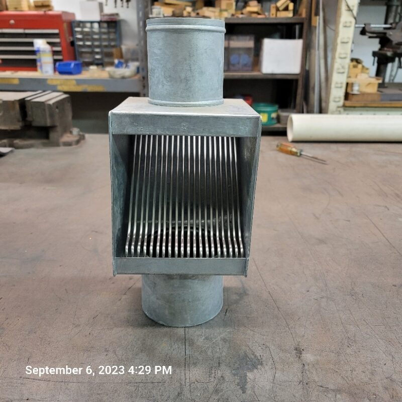 I-ZINC AutoClear Leaf and Debris Diverters Filters Cleanouts for Galvanized Gutters