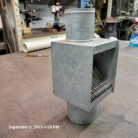 I-ZINC AutoClear Leaf and Debris Diverters Filters Cleanouts for Galvanized Gutters